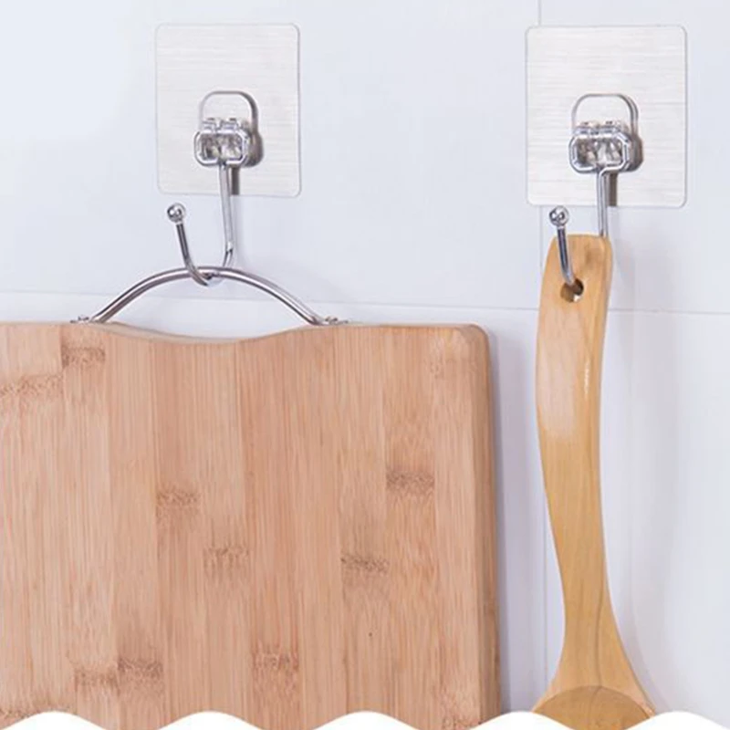 10/50Pcs Hooks Heavy Duty Waterproof Adhesive Wall Hooks Nail-Free Waterproof For Kitchen Bathroom Strong Adhesive Hook
10/50Pcs Hooks Heavy Duty Waterproof Adhesive Wall Hooks Nail-Free Waterproof For Kitchen Bathroom Strong Adhesive Hook