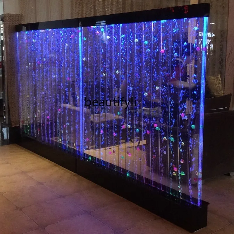Water Curtain Wall Water Wall Bubble Wall Bath Curtain Office Acrylic Screen Hallway Partition Fish Tank Aquarium
Water Curtain Wall Water Wall Bubble Wall Bath Curtain Office Acrylic Screen Hallway Partition Fish Tank Aquarium