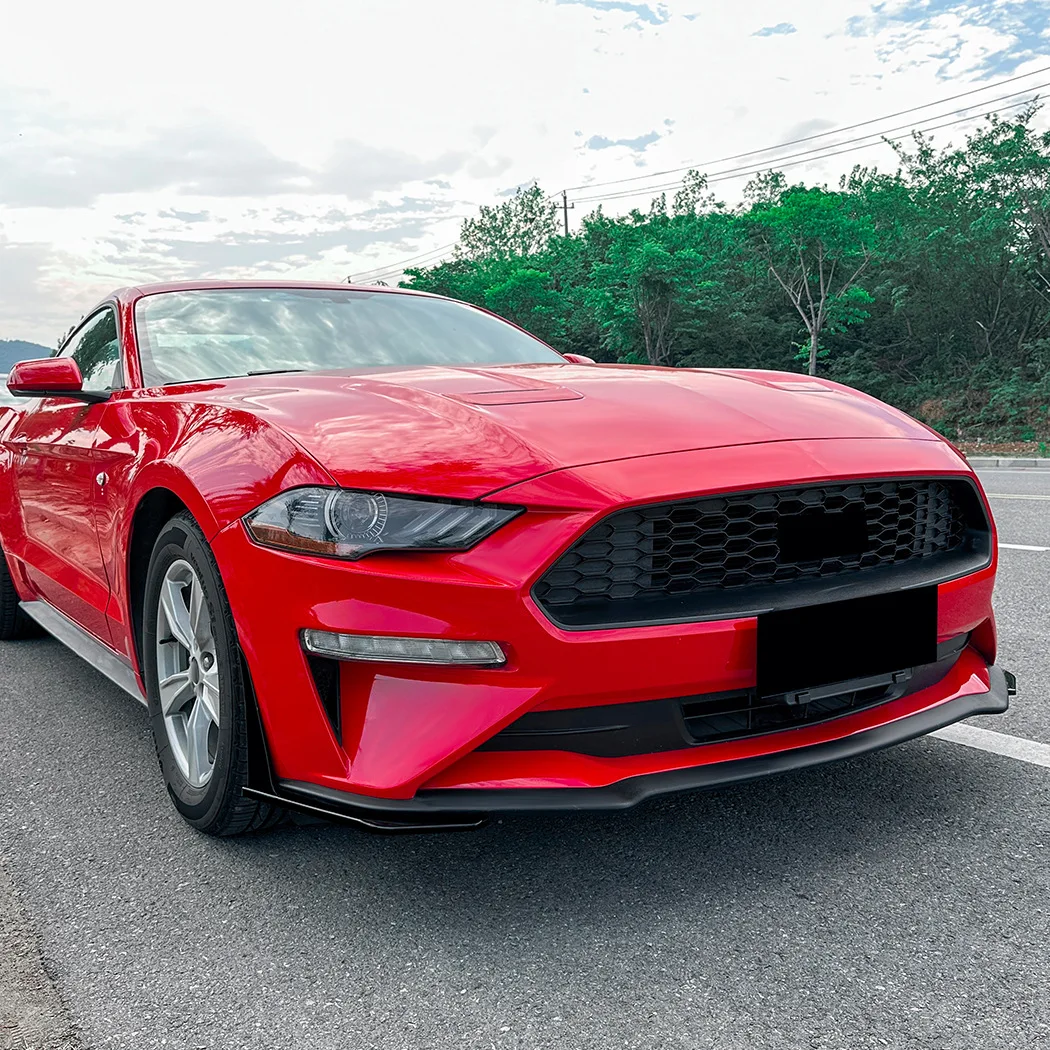 Suitable For Ford Mustang MK6.5 2018-2023 Front Corner Spoiler Car Sticker Air Knife Modification 
Suitable For Ford Mustang MK6.5 2018-2023 Front Corner Spoiler Car Sticker Air Knife Modification
