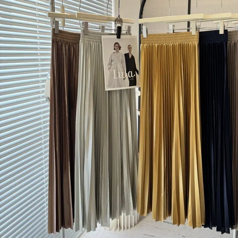 Трансграничная металлическая юбка цвета f, плиссированная драпированная длинная юбка на весну и лето, женская мода Ci Walk, ткань из ПВХ, крыло летучей мыши pe
Трансграничная металлическая юбка цвета f, плиссированная драпированная длинная юбка на весну и лето, женская мода Ci Walk, ткань из ПВХ, крыло летучей мыши pe