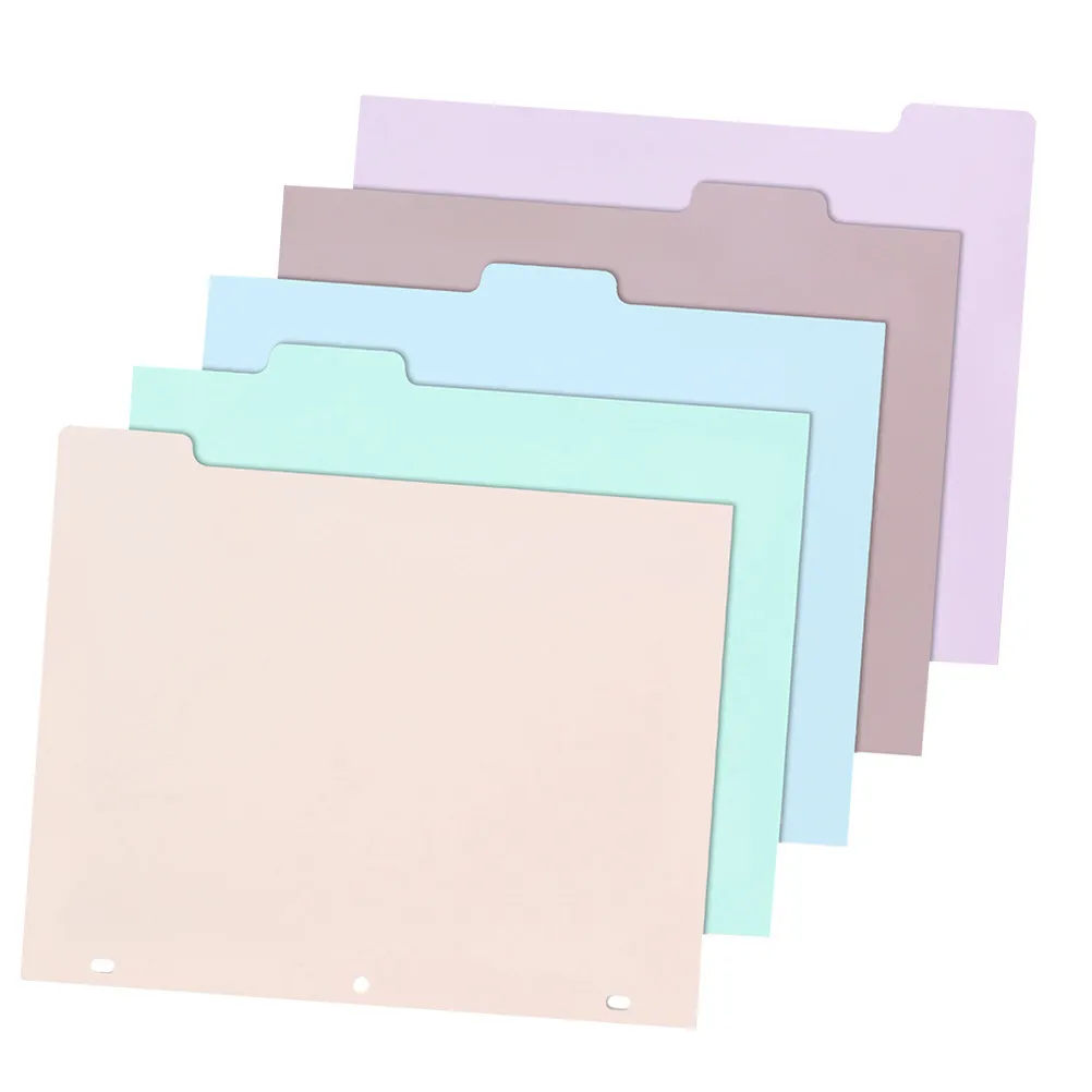 1Set Binder Dividers A4 Size Frosted Plastic Multi Page Separator Tabs for Office School Document Organization
1Set Binder Dividers A4 Size Frosted Plastic Multi Page Separator Tabs for Office School Document Organization