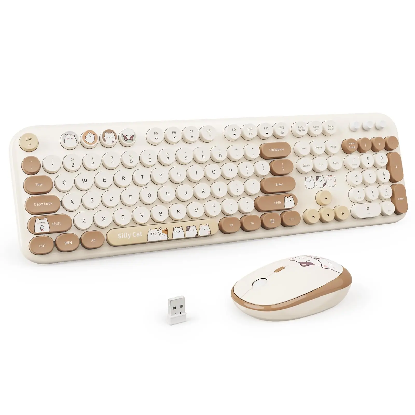 Ergonomic 2.4Ghz Wireless Keyboard Mouse Combo,104 Keys Full Size Wireless TypeWriter Keyboard Mouse Set for Window7/8/10/XP
Ergonomic 2.4Ghz Wireless Keyboard Mouse Combo,104 Keys Full Size Wireless TypeWriter Keyboard Mouse Set for Window7/8/10/XP