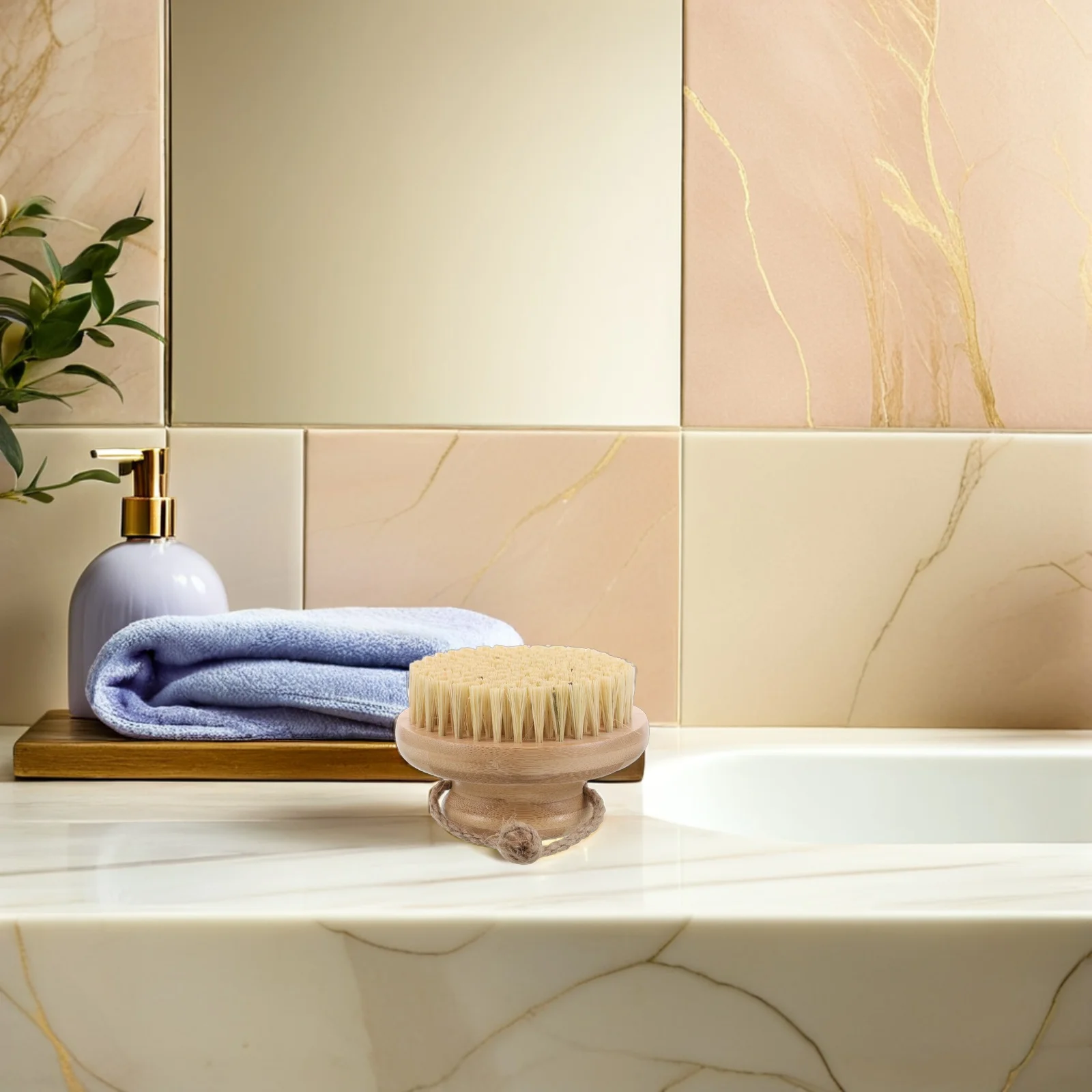 Eco Friendly Scrubber with Sisal Fibers Exfoliating Dry Brush for Smooth Skin Bath Massage Shower Essential
Eco Friendly Scrubber with Sisal Fibers Exfoliating Dry Brush for Smooth Skin Bath Massage Shower Essential