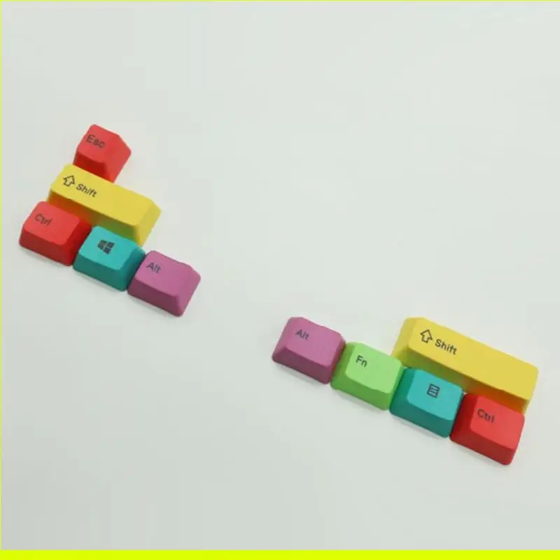 OEM Profile PBT RGBY CMYK Modifiers 10 Keys Laser Engraved Keycaps for Mac Keycaps For Cherry MX Mechanical Keyboard
OEM Profile PBT RGBY CMYK Modifiers 10 Keys Laser Engraved Keycaps for Mac Keycaps For Cherry MX Mechanical Keyboard