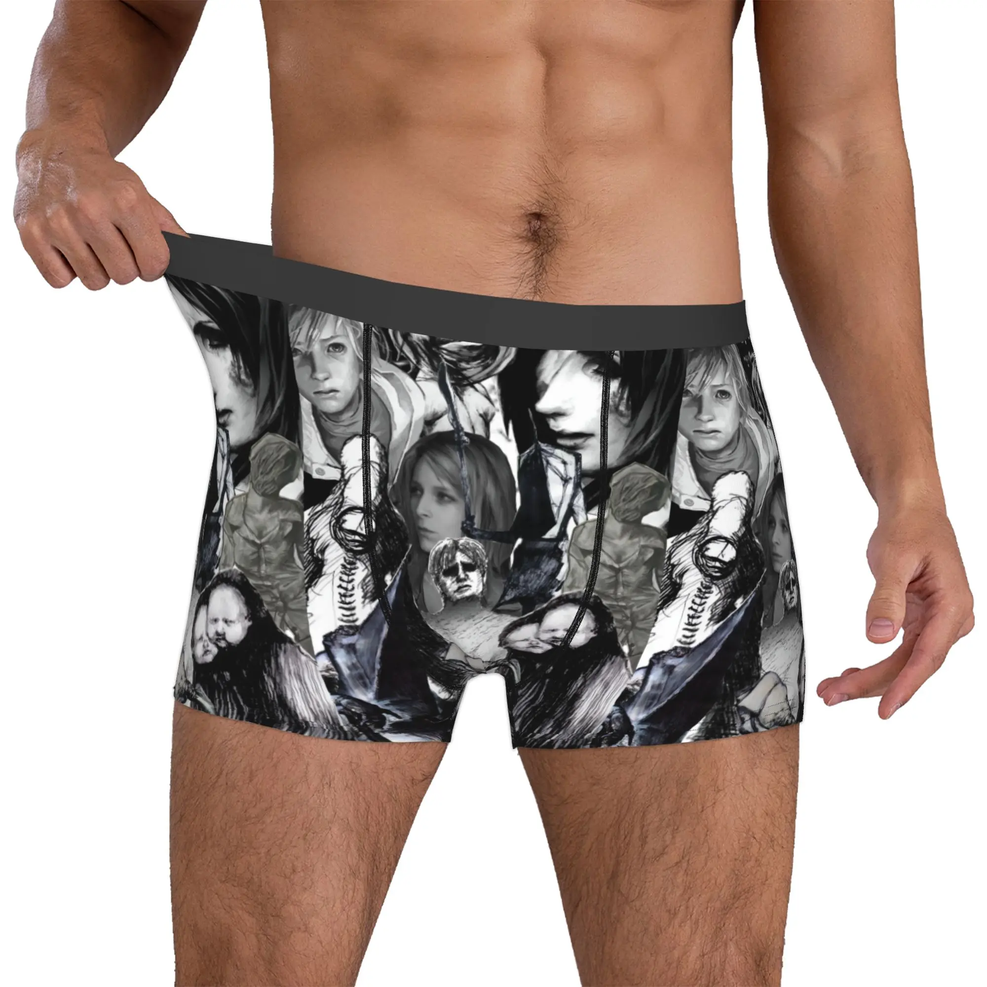 Custom Classic Cartoon S-Silentes H-Hilles Boxers Shorts Men Game Briefs Underwear Cool Underpants
Custom Classic Cartoon S-Silentes H-Hilles Boxers Shorts Men Game Briefs Underwear Cool Underpants