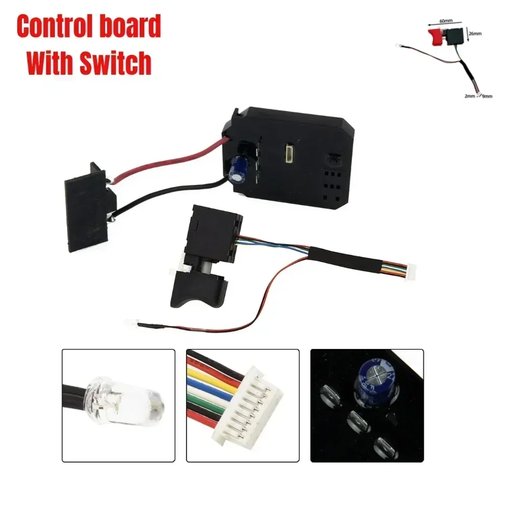 Control Board Switch 18/21V Brushless Angle Grinder Drive Plate Polishing Machine For Dayi 2106/161/169Brushless Electric Wrench
Control Board Switch 18/21V Brushless Angle Grinder Drive Plate Polishing Machine For Dayi 2106/161/169Brushless Electric Wrench