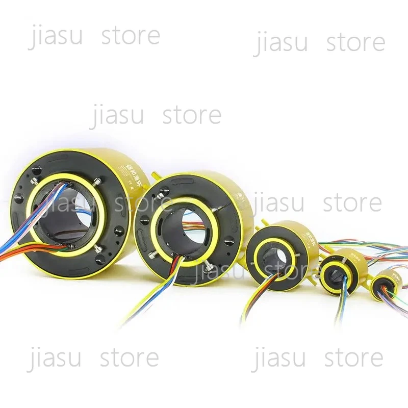 Through Hole Slip Ring, Hollow Shaft Conductive Rotary Joint, Inner Bore Collector Ring, 2/4/6/8/12 Channels Electric Slip Ring
Through Hole Slip Ring, Hollow Shaft Conductive Rotary Joint, Inner Bore Collector Ring, 2/4/6/8/12 Channels Electric Slip Ring
