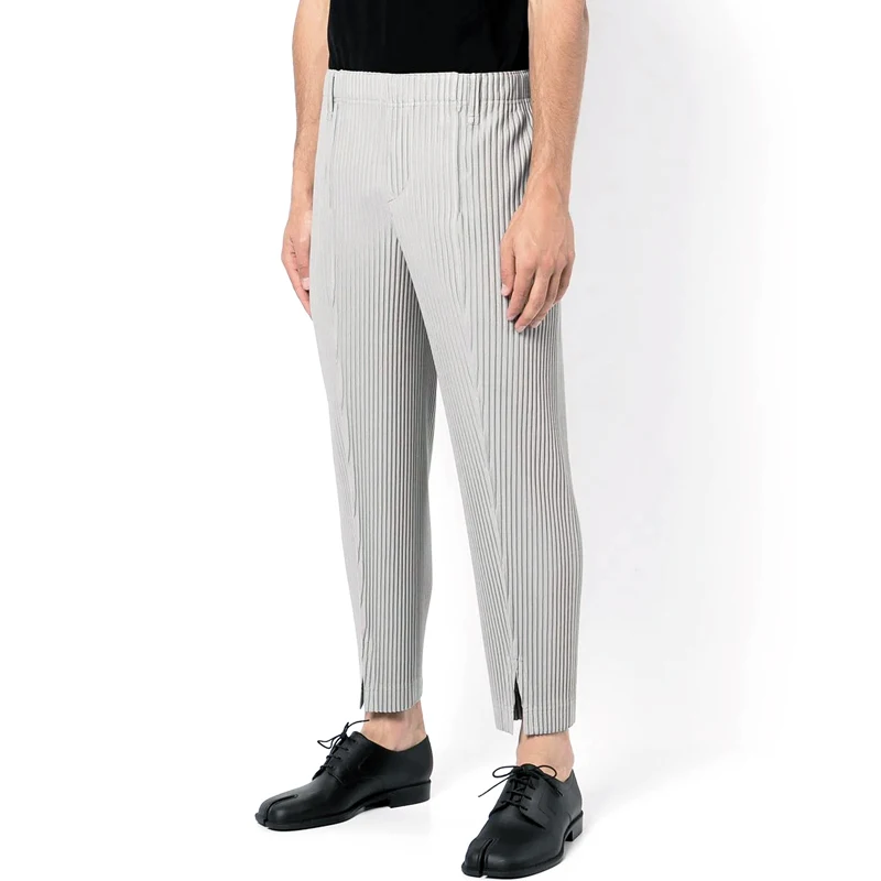 Casual Men's Straight Leg Pants Pleated Fabric Drapey Cuffed Long Trousers Home Comfortable Faion JF63 Youth Trendy
Casual Men's Straight Leg Pants Pleated Fabric Drapey Cuffed Long Trousers Home Comfortable Faion JF63 Youth Trendy