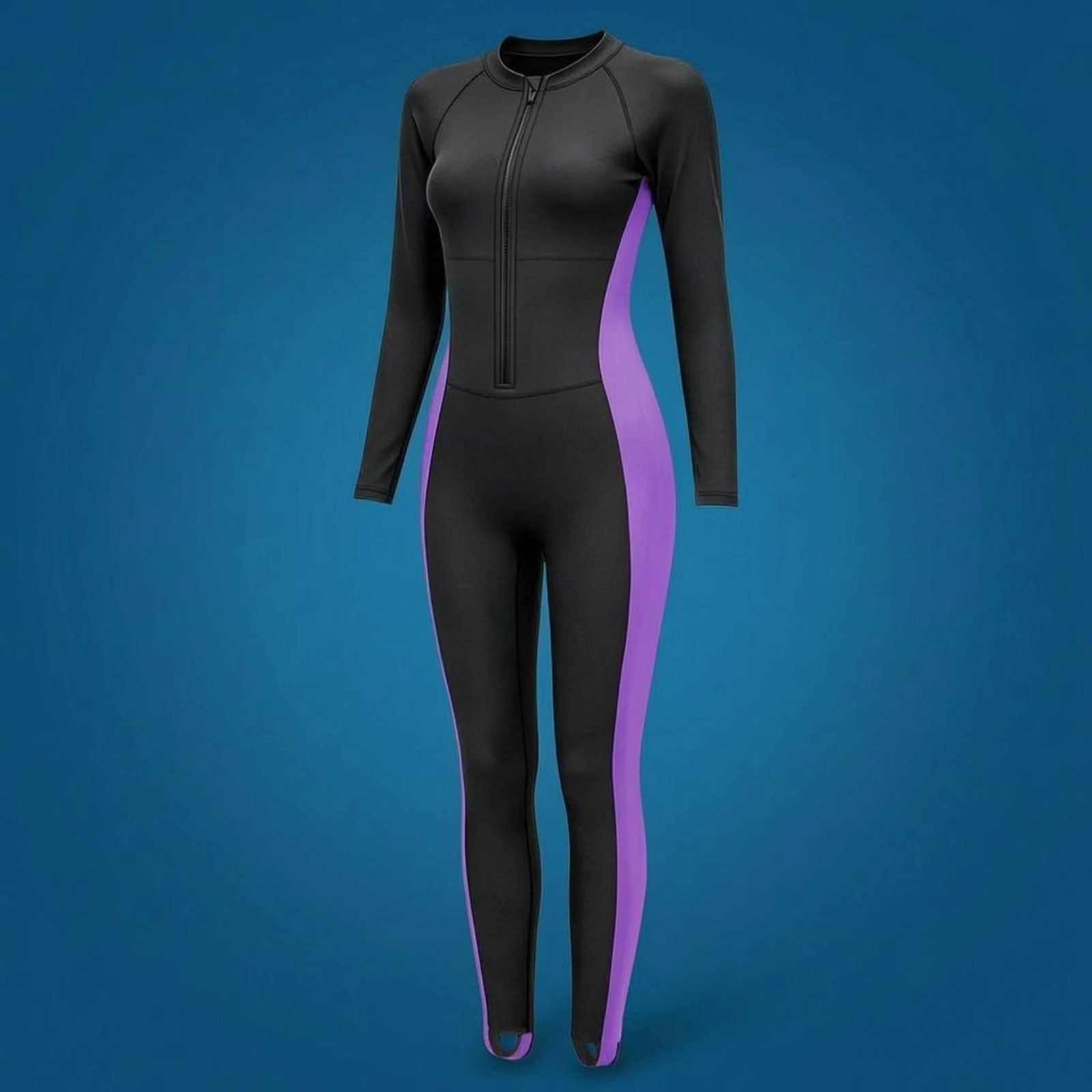 Athletic Swimsuit Front Zipper Long Sleeve Full Body Rash Guard One Piece Waterwear for Women Swimming
Athletic Swimsuit Front Zipper Long Sleeve Full Body Rash Guard One Piece Waterwear for Women Swimming