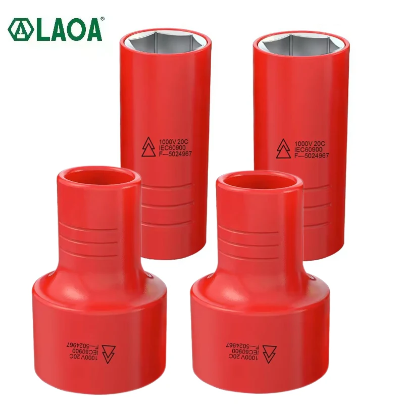 LAOA 3/8 inch insulated ratchet wrench sleeve, suitable for new energy vehicle maintenance hexagonal quick wrench
LAOA 3/8 inch insulated ratchet wrench sleeve, suitable for new energy vehicle maintenance hexagonal quick wrench
