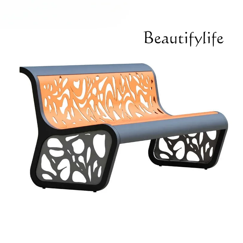 Outdoor Creative Park Chair Outdoor Real Estate Iron Bench Street Square Leisure Stainless Steel Chair
Outdoor Creative Park Chair Outdoor Real Estate Iron Bench Street Square Leisure Stainless Steel Chair