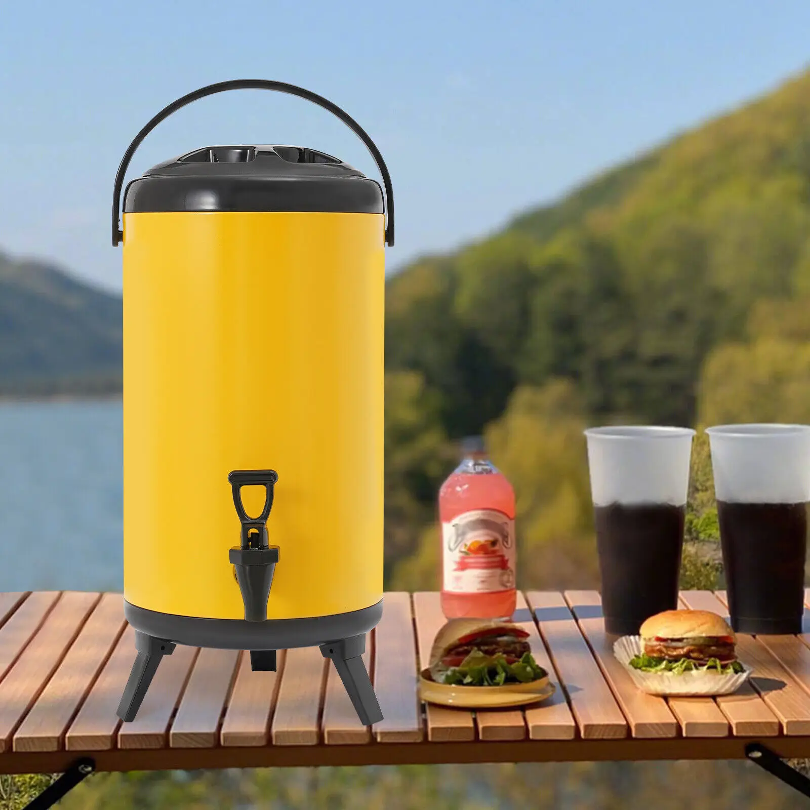 Stainless Steel Insulated Beverage Dispenser,Cold and Hot Drink Dispenser
Stainless Steel Insulated Beverage Dispenser,Cold and Hot Drink Dispenser