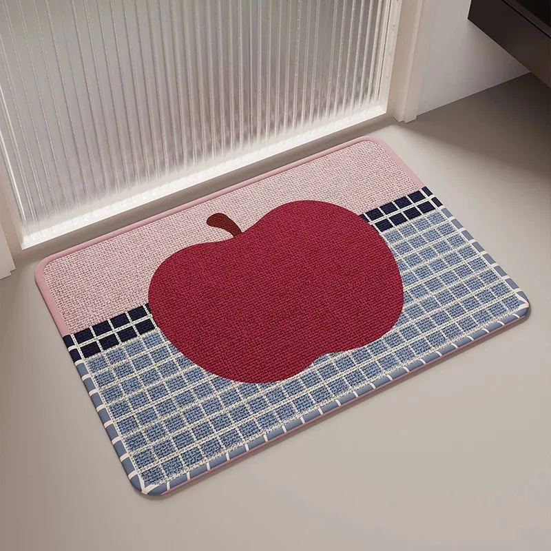 Simple Style Water Absorbent Bathroom Door Mat Korean Style Anti-Slip Toilet Entrance Floor Rug Bathroom Door Mat
Simple Style Water Absorbent Bathroom Door Mat Korean Style Anti-Slip Toilet Entrance Floor Rug Bathroom Door Mat