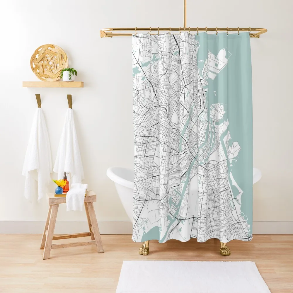 Copenhagen City Map Shower Curtain Shower Bath Waterproof Fabric Bathroom Shower Waterproof Curtain
Copenhagen City Map Shower Curtain Shower Bath Waterproof Fabric Bathroom Shower Waterproof Curtain