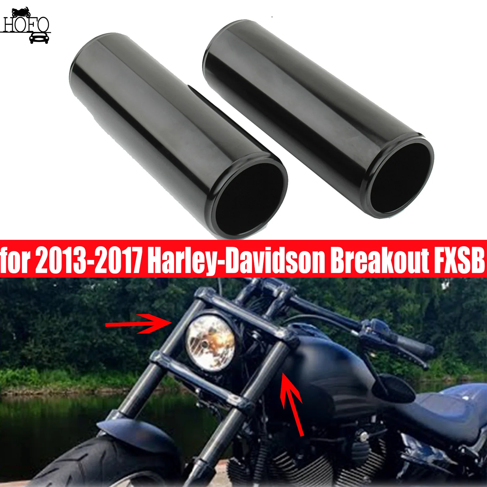 Motorcycle Front Fork Boot Slider Upper Shock Absorber Cover Aluminum for 2013-2017 Harley-Davidson Breakout FXSB
Motorcycle Front Fork Boot Slider Upper Shock Absorber Cover Aluminum for 2013-2017 Harley-Davidson Breakout FXSB