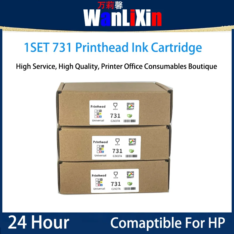 1 SET 731 Printhead Ink Cartridge Compatible For HP T1700 T1708 P2V27A
1 SET 731 Printhead Ink Cartridge Compatible For HP T1700 T1708 P2V27A