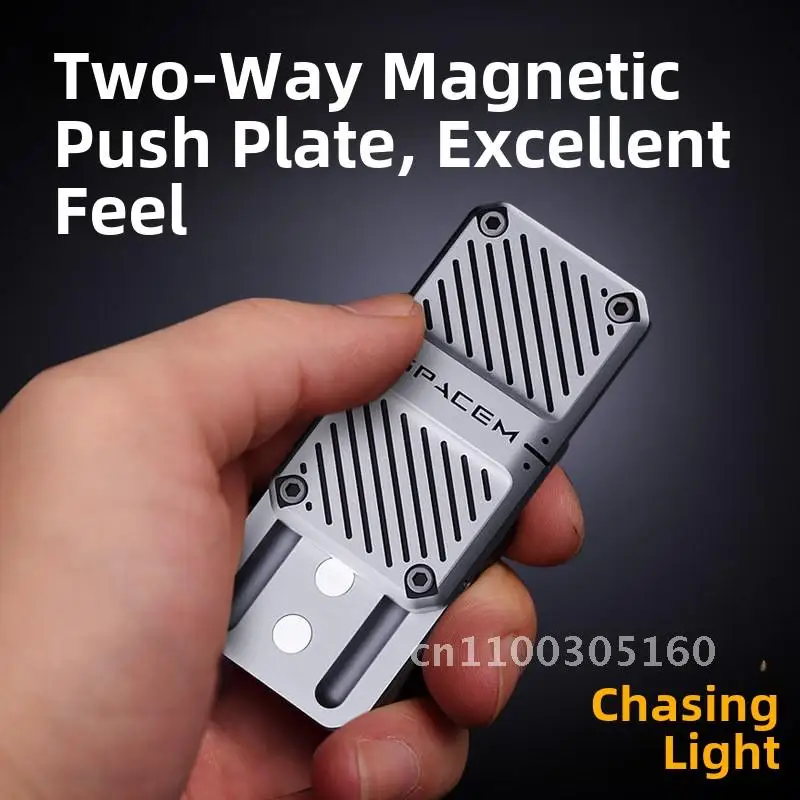 Yi Jue Chasing Light Mechanical Decompression Push Card Paragraph Decompression Artifact Papa Coin Metal Black Technology Toy Al
Yi Jue Chasing Light Mechanical Decompression Push Card Paragraph Decompression Artifact Papa Coin Metal Black Technology Toy Al