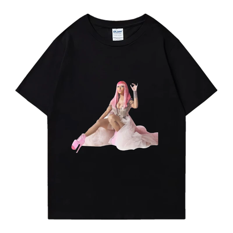 Personalized Nicki Minaj music Graphic black T shirt Men Women Fashion Oversized short sleeve T-shirts Unisex 100% Cotton Tops
Personalized Nicki Minaj music Graphic black T shirt Men Women Fashion Oversized short sleeve T-shirts Unisex 100% Cotton Tops