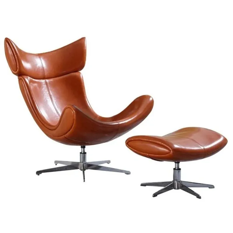 Nordic single Internet celebrity leather sofa chair home balcony nap lazy recliner leisure rotating snail tiger chair
Nordic single Internet celebrity leather sofa chair home balcony nap lazy recliner leisure rotating snail tiger chair