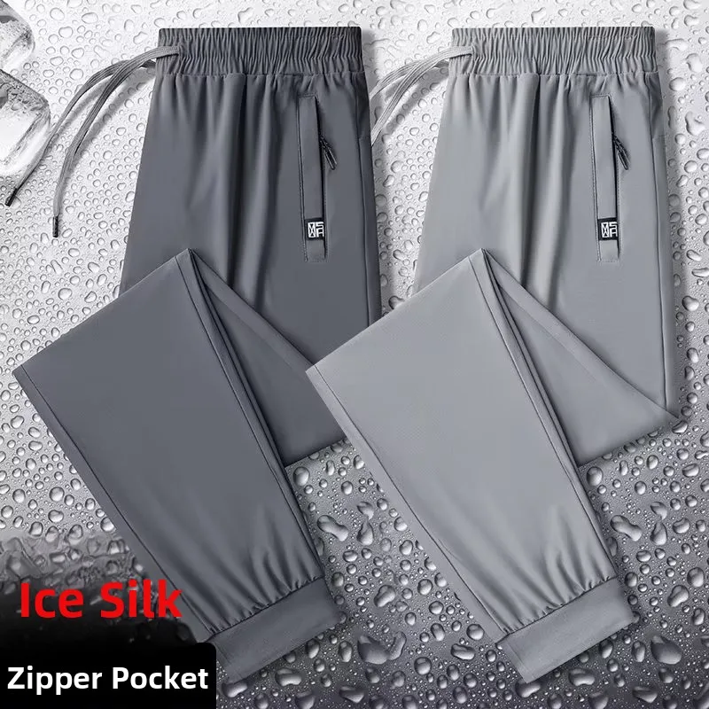 Trendy Summer Thin Ice Silk Casual Pants Women's Cuffed Straight Leg Quick Dry Sports Breathable Pants High Waist Long Pants
Trendy Summer Thin Ice Silk Casual Pants Women's Cuffed Straight Leg Quick Dry Sports Breathable Pants High Waist Long Pants