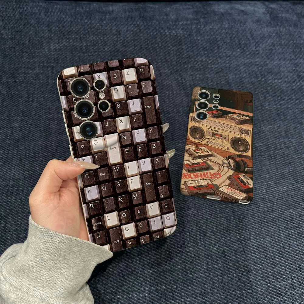 Cartoon Letter Keycap Keyboard For Samsung Galaxy S21 S23 S24 S25 FE Lite Plus Ultra 5G Wave Oil Film Phone Case
Cartoon Letter Keycap Keyboard For Samsung Galaxy S21 S23 S24 S25 FE Lite Plus Ultra 5G Wave Oil Film Phone Case