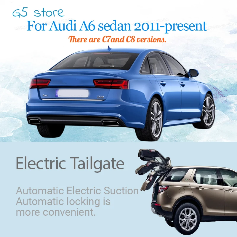 Система электропривода умной автоматической двери багажника для Audi A6 C7 4G и C8 4K седан 2011 года и новее
Система электропривода умной автоматической двери багажника для Audi A6 C7 4G и C8 4K седан 2011 года и новее