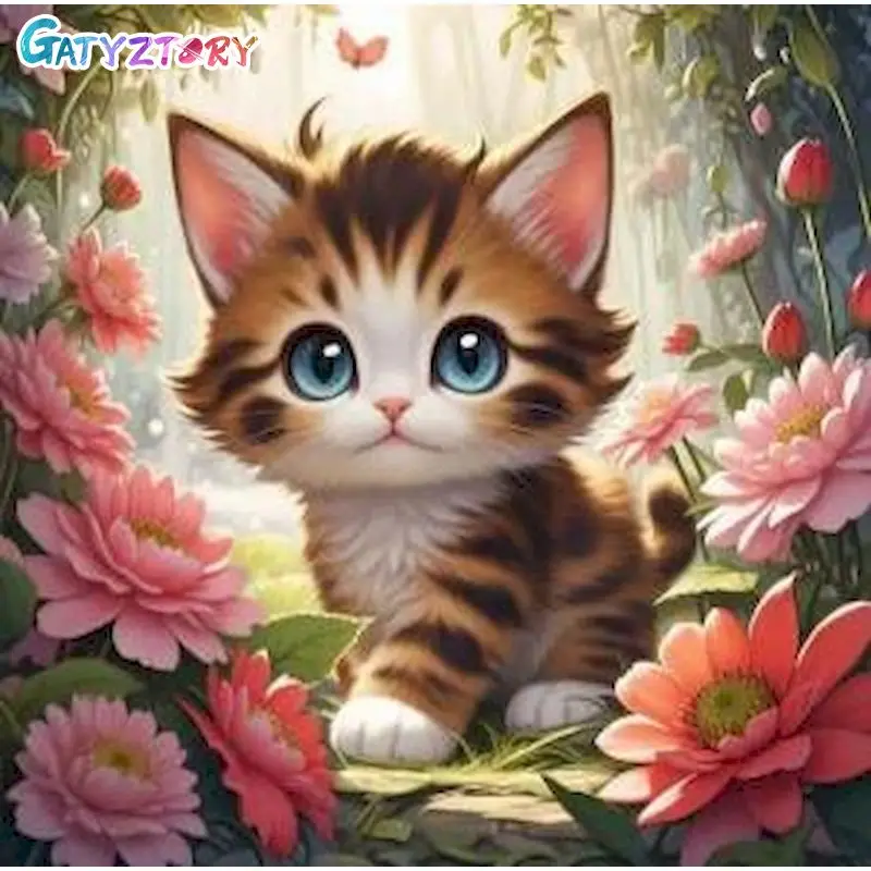 GATYZTORY Kitten Diamond Painting For Adults Diy Idea Animal Full Round/Square Classic Create Wall Art Decorative Paintings
GATYZTORY Kitten Diamond Painting For Adults Diy Idea Animal Full Round/Square Classic Create Wall Art Decorative Paintings