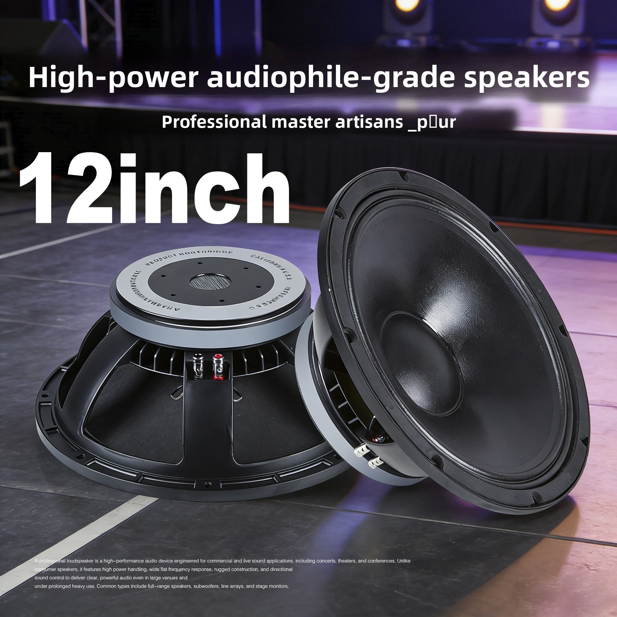 12 inch full range mid low frequency speaker high-power high-quality speaker home KTV hall heavy low high frequency speaker
12 inch full range mid low frequency speaker high-power high-quality speaker home KTV hall heavy low high frequency speaker