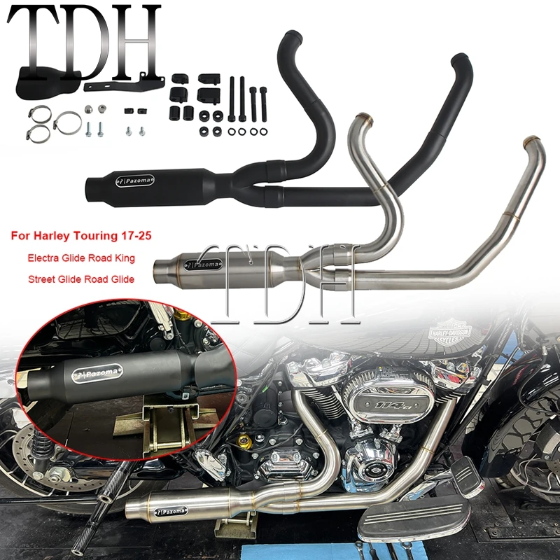 For Harley Road King FLHR 2017-2022 Special FLHRXS 17-25 2-into1 Escapes Tube Motorcycle Exhaust Muffler Pipe Exhaust Systems
For Harley Road King FLHR 2017-2022 Special FLHRXS 17-25 2-into1 Escapes Tube Motorcycle Exhaust Muffler Pipe Exhaust Systems
