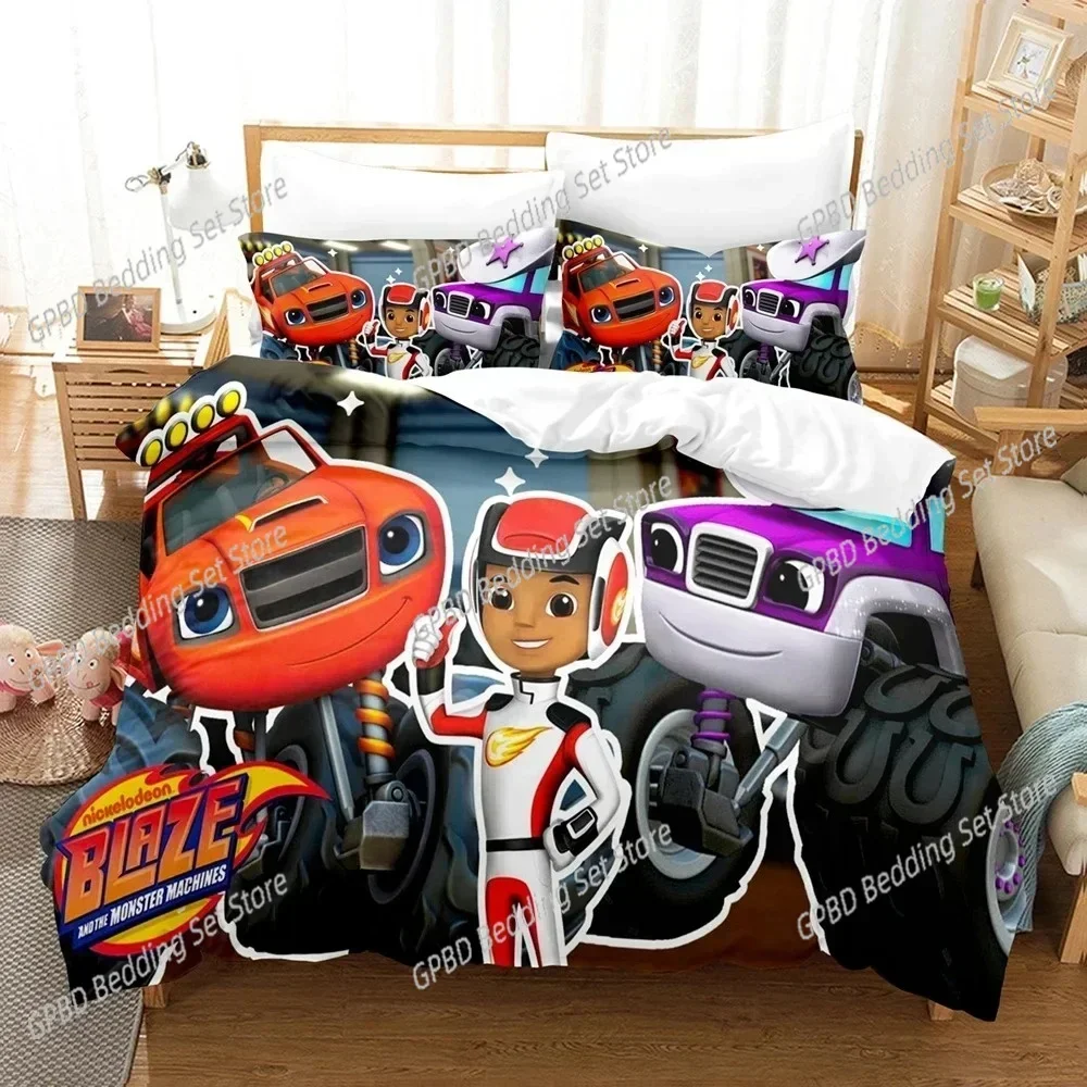 3D Print Blaze Cartoon Monster Machines Bedding Set Single Twin Double Queen King Cal King Size Bed Linen Set
3D Print Blaze Cartoon Monster Machines Bedding Set Single Twin Double Queen King Cal King Size Bed Linen Set