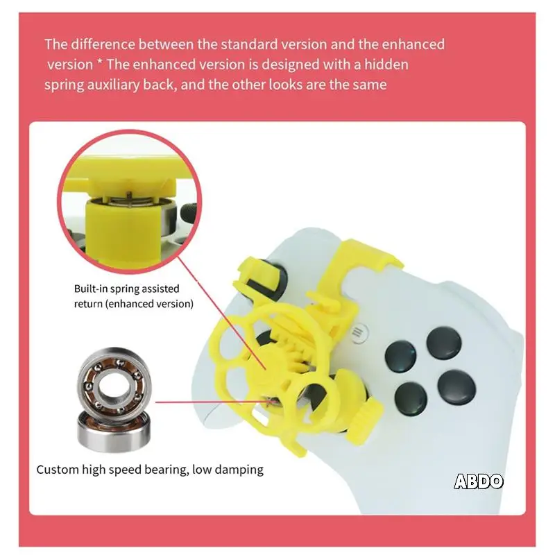 Mini Steering Wheel For Xboxseries Handle Built-In Spring Assists Centering Gaming Handle Accessories
Mini Steering Wheel For Xboxseries Handle Built-In Spring Assists Centering Gaming Handle Accessories