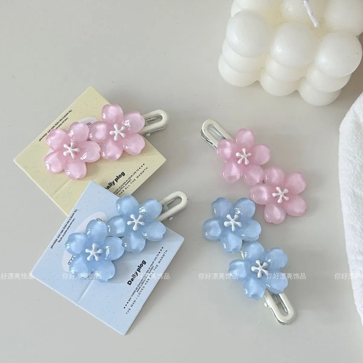2Pcs Summer Fresh Flower Hairpin Sweet Girls Sakura Side Clips Bangs Hair Clips For Women Headwear Hair Accessories
2Pcs Summer Fresh Flower Hairpin Sweet Girls Sakura Side Clips Bangs Hair Clips For Women Headwear Hair Accessories