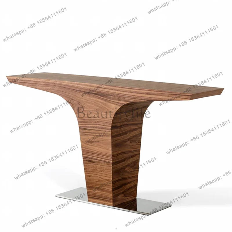 zj.Xuan Guan Tai Modern Simple Table Bar Italian Minimalist Stainless Steel Black Walnut Aisle Designer
zj.Xuan Guan Tai Modern Simple Table Bar Italian Minimalist Stainless Steel Black Walnut Aisle Designer