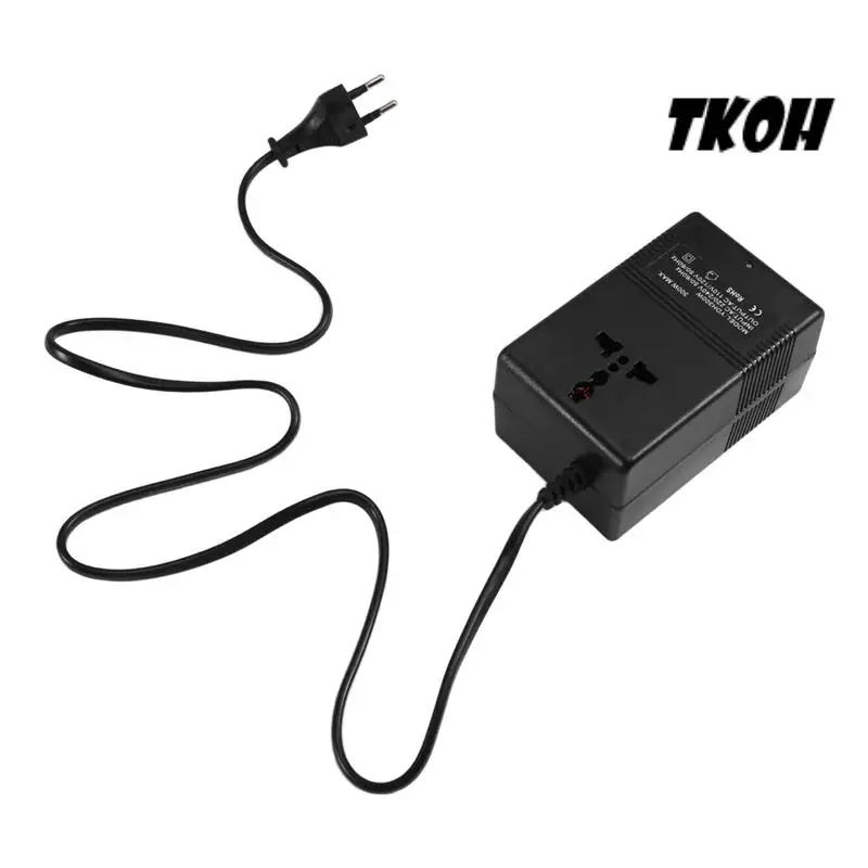Преобразователь напряжения TKOH-300W для путешествий, двухсторонний трансформатор 220–110 В и 110–220 В, адаптер с вилкой европейского стандарта
Преобразователь напряжения TKOH-300W для путешествий, двухсторонний трансформатор 220–110 В и 110–220 В, адаптер с вилкой европейского стандарта