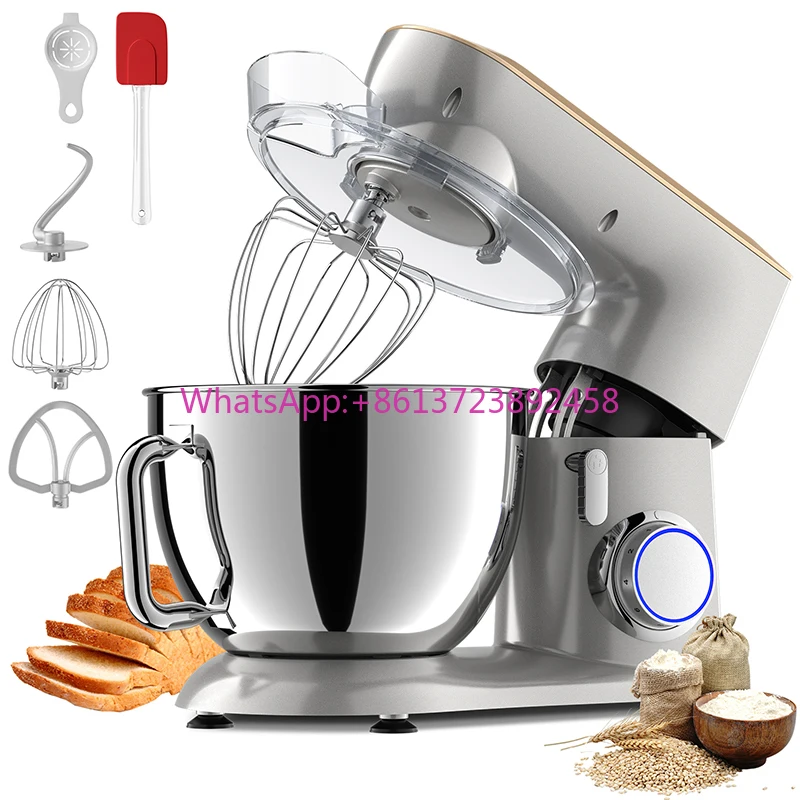Kitchen Factory Supplier Home Dough Mixer 6.5L 7L 8L Stainless Steel Bowl Stand Food Mixer Machine Electric Robot Cuisine
Kitchen Factory Supplier Home Dough Mixer 6.5L 7L 8L Stainless Steel Bowl Stand Food Mixer Machine Electric Robot Cuisine