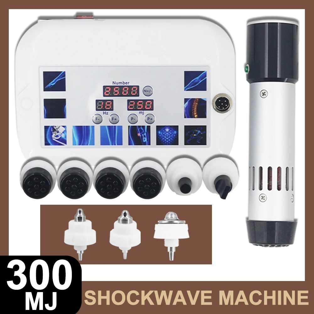 Shockwave Therapy Machine Pain Relief ED Treatment Body Massager Portable Shock Wave Equipment Relax 300mj
Shockwave Therapy Machine Pain Relief ED Treatment Body Massager Portable Shock Wave Equipment Relax 300mj
