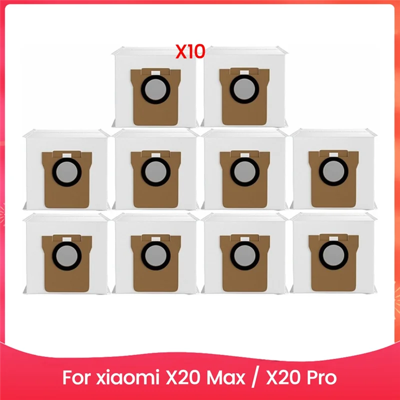 Сменные мешки для пыли для робота-пылесоса Xiaomi X20 Max/X20 Pro, аксессуары-B51B
Сменные мешки для пыли для робота-пылесоса Xiaomi X20 Max/X20 Pro, аксессуары-B51B