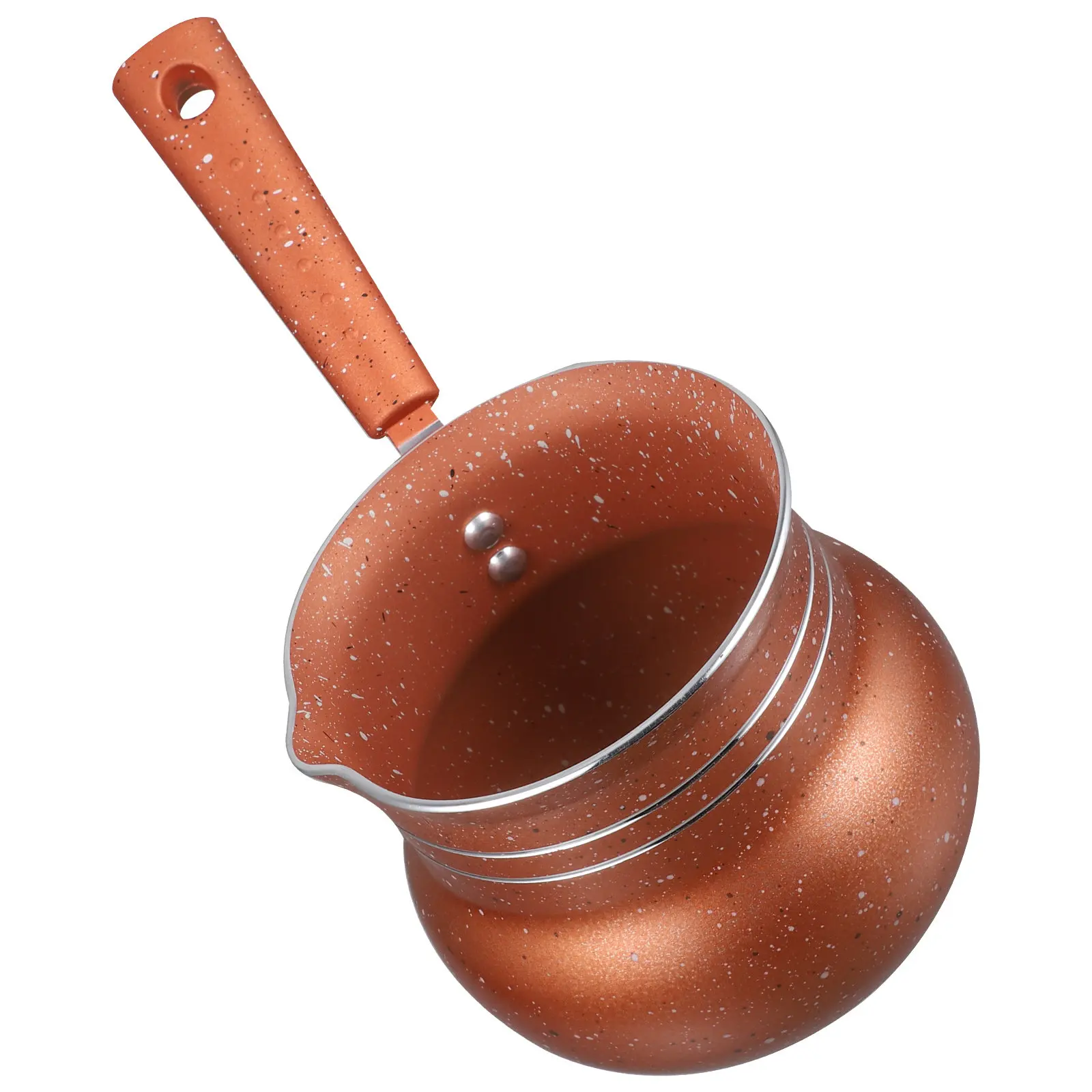 Multi Function Nonstick Milk Pot Saucepan with Lid Ergonomic Comfort Grip Spout Prevents Spills for Kitchen Bar Outdoor Cafe
Multi Function Nonstick Milk Pot Saucepan with Lid Ergonomic Comfort Grip Spout Prevents Spills for Kitchen Bar Outdoor Cafe