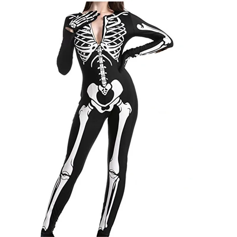 Women Sexy 3D Digital Print Colorful Skeleton Zentai Jumpsuit Cosplay Costume Halloween Party Performance Tight Bodysuits
Women Sexy 3D Digital Print Colorful Skeleton Zentai Jumpsuit Cosplay Costume Halloween Party Performance Tight Bodysuits