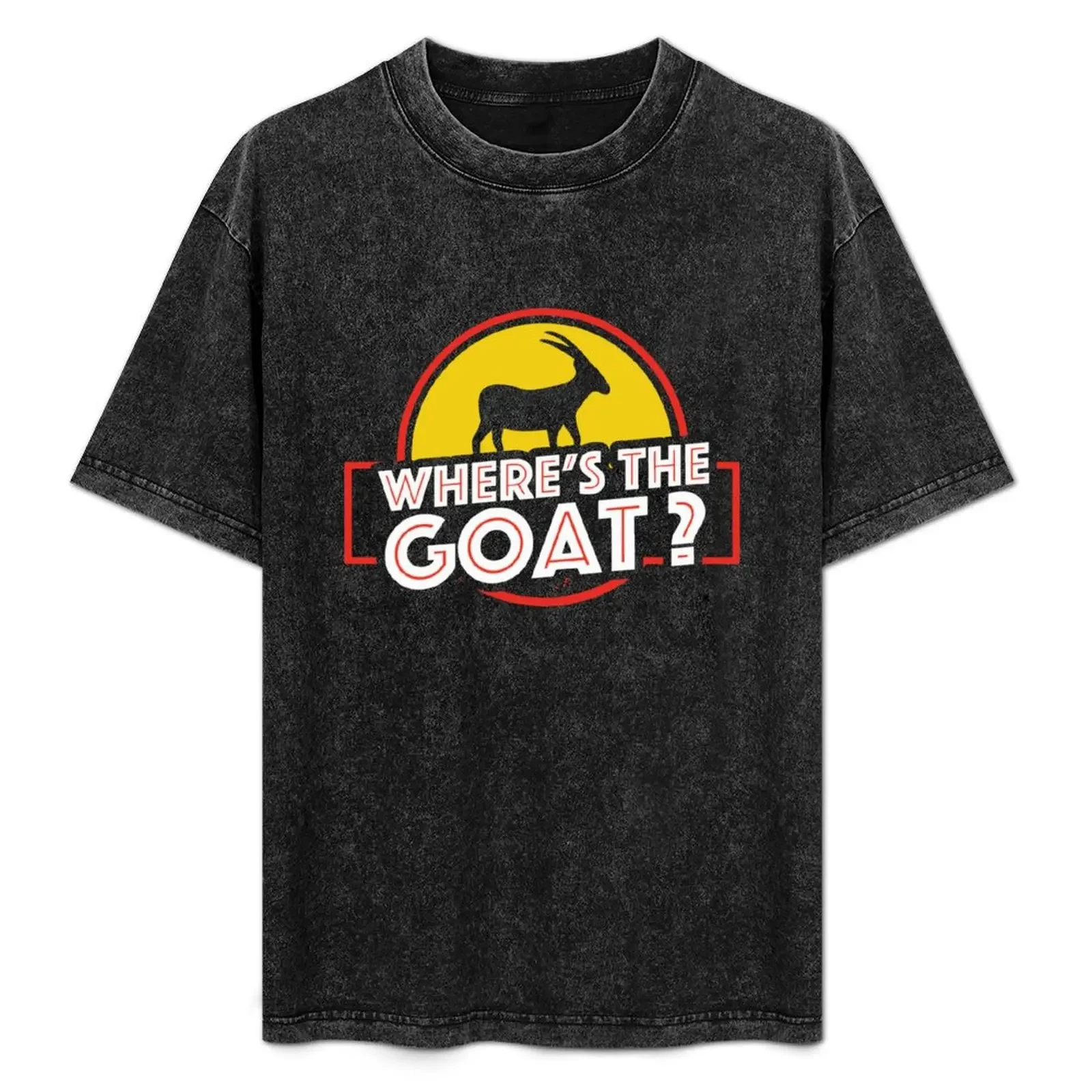 Jurassic Park - Where's The Goat T-Shirt football t shirt custom shirt rapper graphic tees Funny t-shirts Men's t shirts
Jurassic Park - Where's The Goat T-Shirt football t shirt custom shirt rapper graphic tees Funny t-shirts Men's t shirts