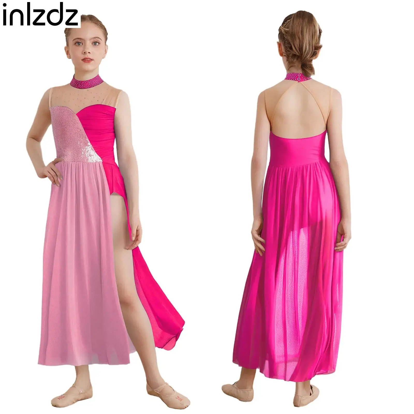 New Girls Contemporary Lyrical Dance Dresses Sleeveless Fashion Glittery Sequins Mesh Dress Figure Ice Skating Costume Dancewear
New Girls Contemporary Lyrical Dance Dresses Sleeveless Fashion Glittery Sequins Mesh Dress Figure Ice Skating Costume Dancewear