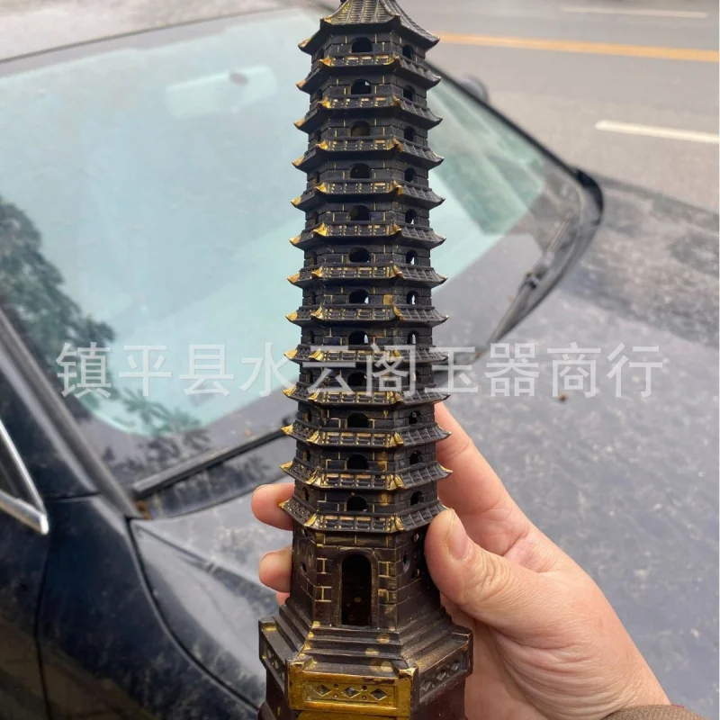 Solid Brass Wen Chang Pagoda Ornament13Thirteen-Layer Pagoda Craft Seven-Layer Nine-Layer Student Desk Decoration Ornament
Solid Brass Wen Chang Pagoda Ornament13Thirteen-Layer Pagoda Craft Seven-Layer Nine-Layer Student Desk Decoration Ornament
