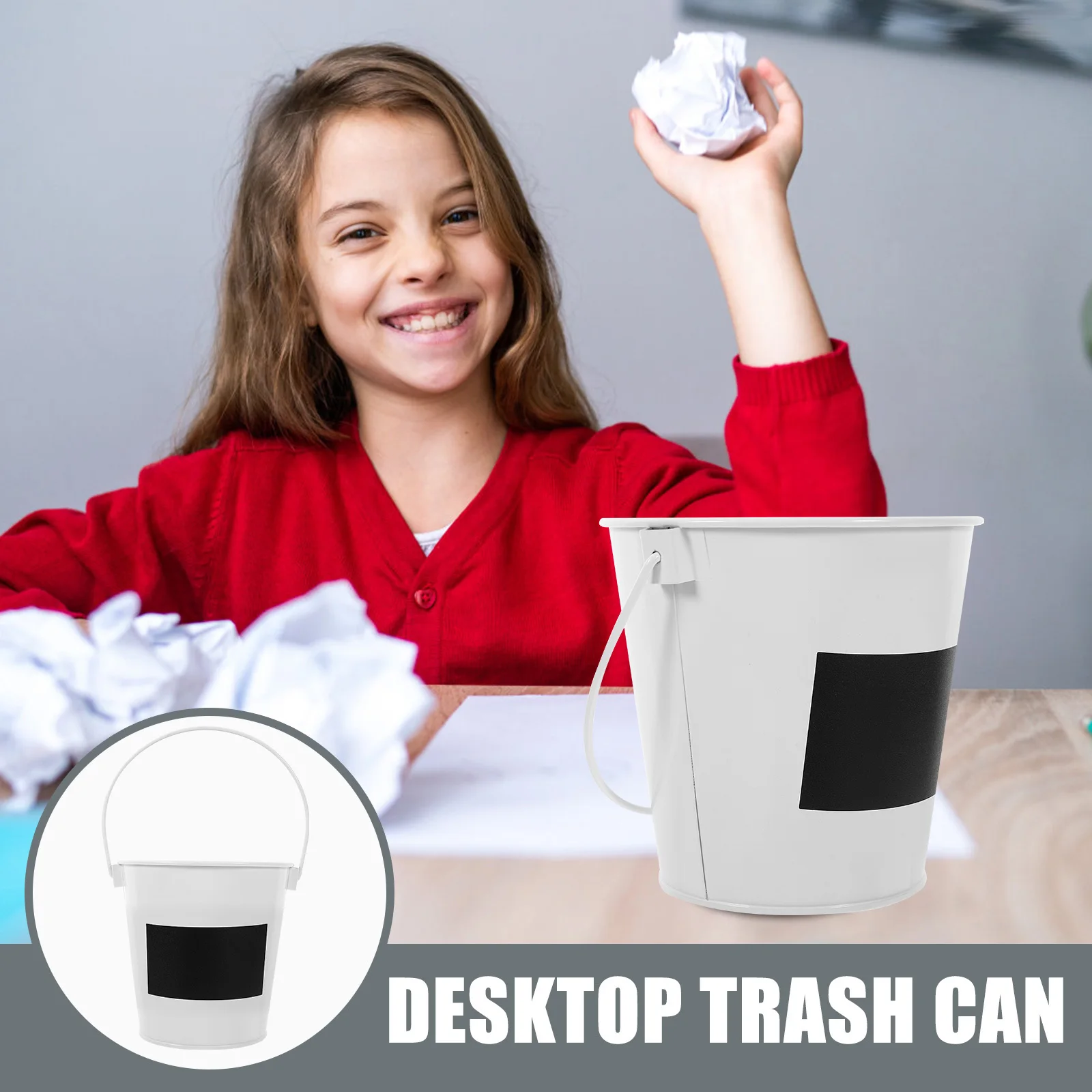 Mini Trash Can Retro Iron Desktop Garbage Bin Small Metal Waste Basket For Office Bedroom Living Room Countertop
Mini Trash Can Retro Iron Desktop Garbage Bin Small Metal Waste Basket For Office Bedroom Living Room Countertop