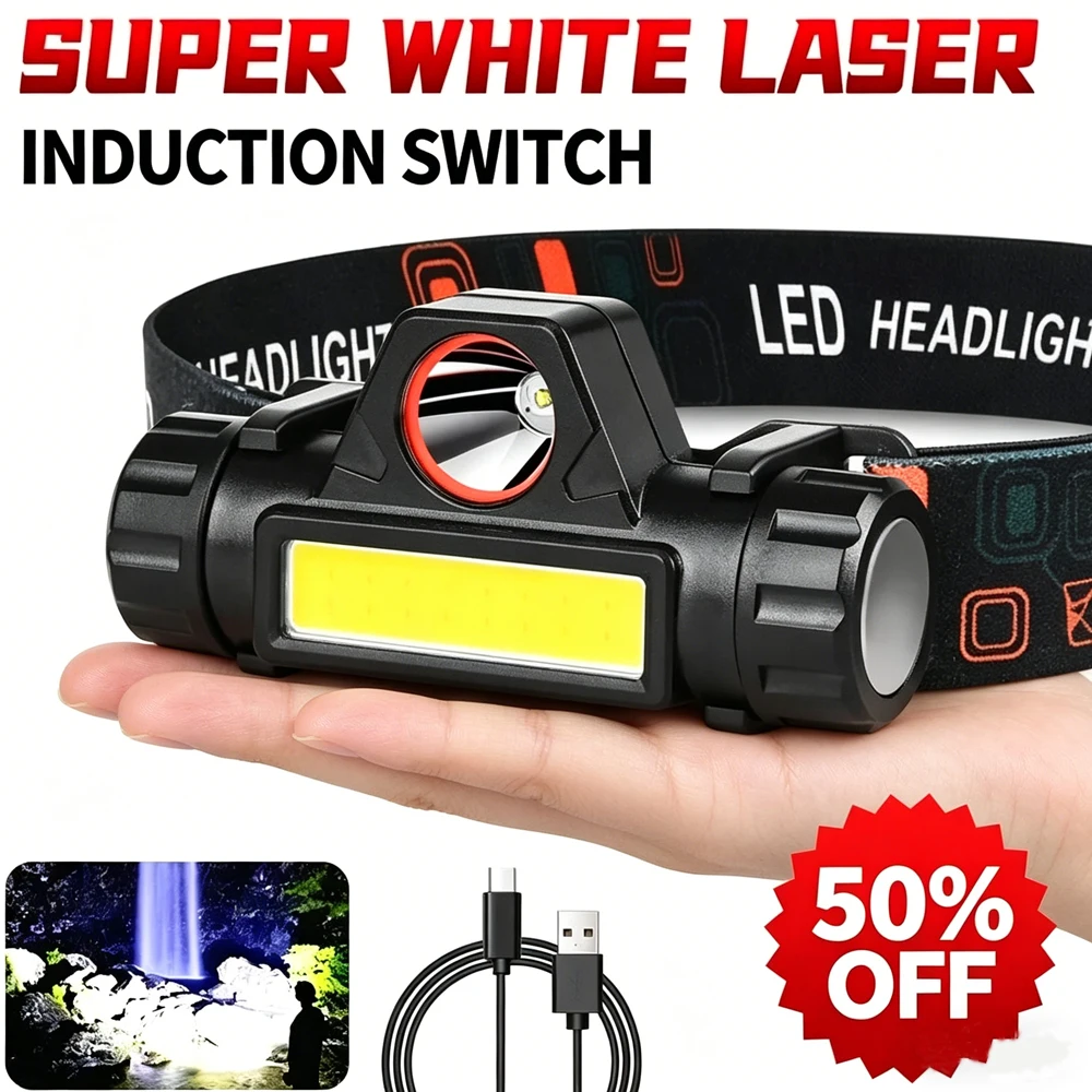 LED Head Rechargeable Magnetic Headlights for Night Fishing Outdoor Torch Waterproof Head light Super Bright Long Battery Life
LED Head Rechargeable Magnetic Headlights for Night Fishing Outdoor Torch Waterproof Head light Super Bright Long Battery Life