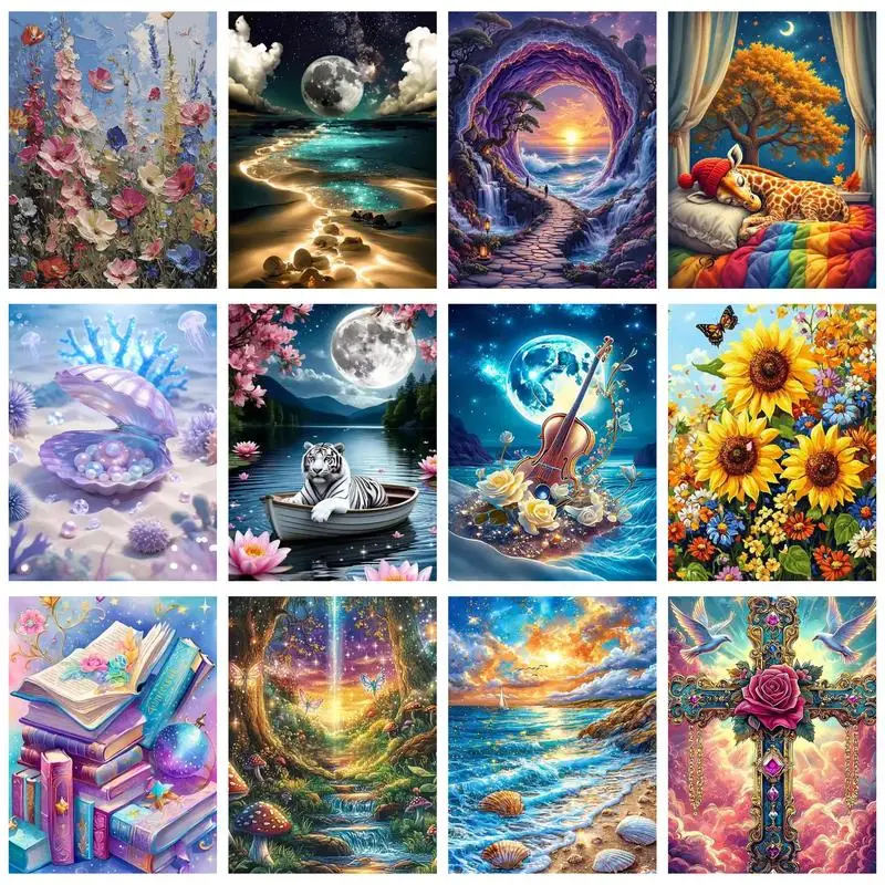 GATYZTORY Paint By NumberLandscape Kits For Adults Handpainted DIY Coloring By Number Flower Home Decoration Drawing On Canvas
GATYZTORY Paint By NumberLandscape Kits For Adults Handpainted DIY Coloring By Number Flower Home Decoration Drawing On Canvas