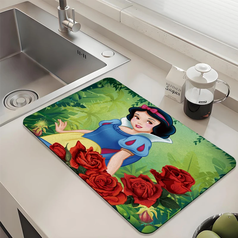 Disney Snow White Rose Kitchen Drying Mat Absorbent Anti slip for Dish Sink
Disney Snow White Rose Kitchen Drying Mat Absorbent Anti slip for Dish Sink