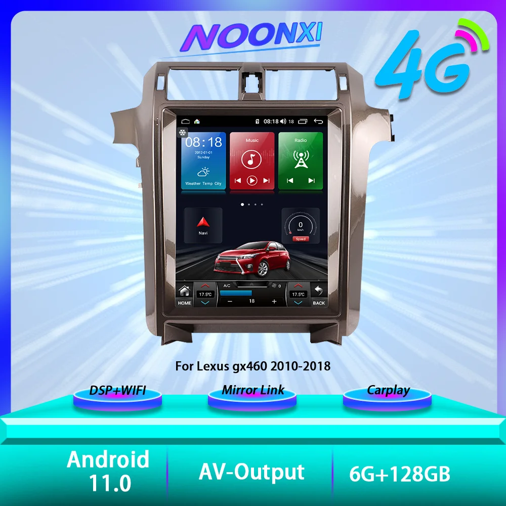 128G For Lexus GX460 2010-2018 Car Radio GPS Navigation Android 11 Multimedia Player Tesla Style Audio Stereo Carplay Head Unit
128G For Lexus GX460 2010-2018 Car Radio GPS Navigation Android 11 Multimedia Player Tesla Style Audio Stereo Carplay Head Unit