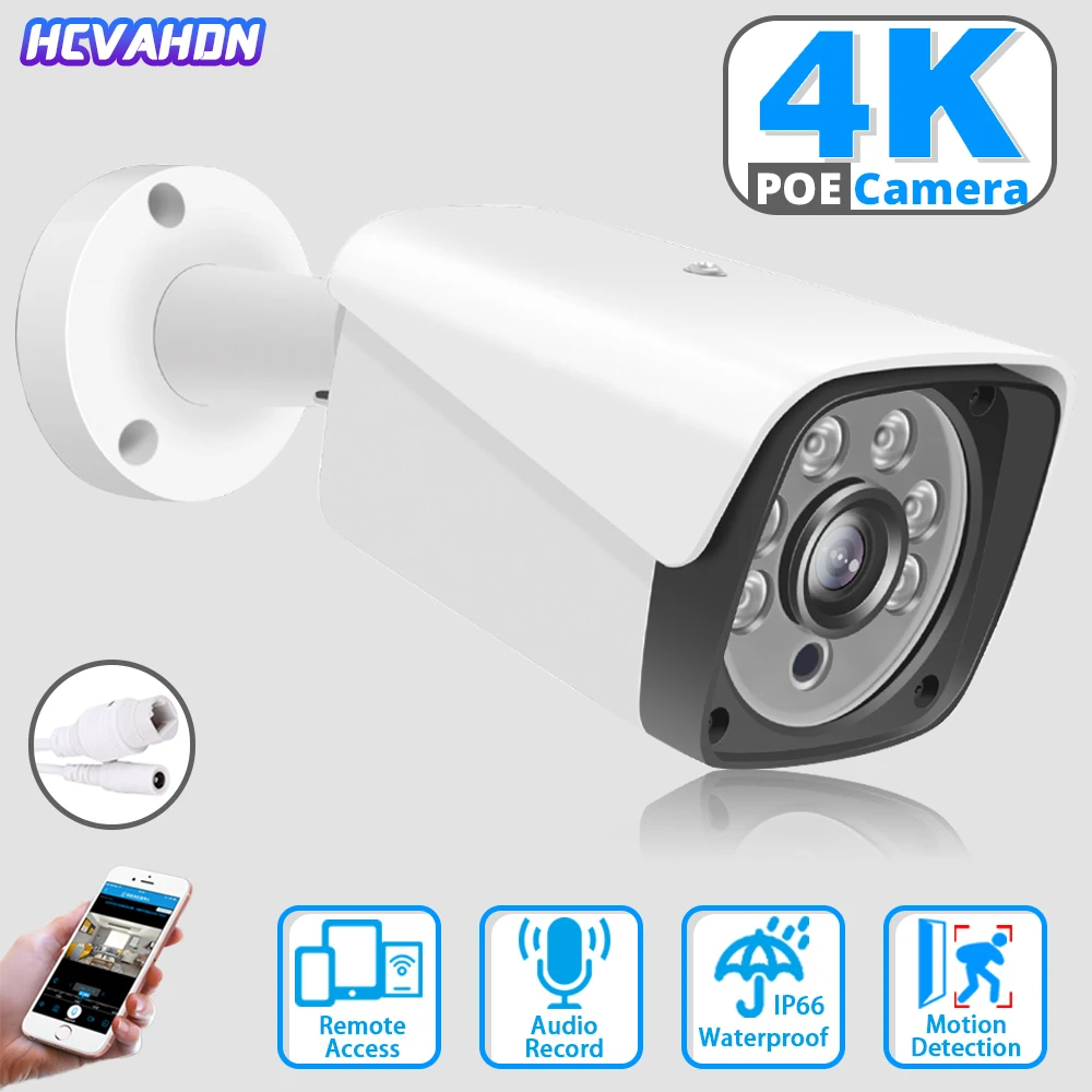 POE 8MP 4K IP-камера Rj45 наружная Водонепроницаемая камера видеонаблюдения H265 цилиндрическая камера видеонаблюдения с датчиком движения Проводная камера для умного дома
POE 8MP 4K IP-камера Rj45 наружная Водонепроницаемая камера видеонаблюдения H265 цилиндрическая камера видеонаблюдения с датчиком движения Проводная камера для умного дома