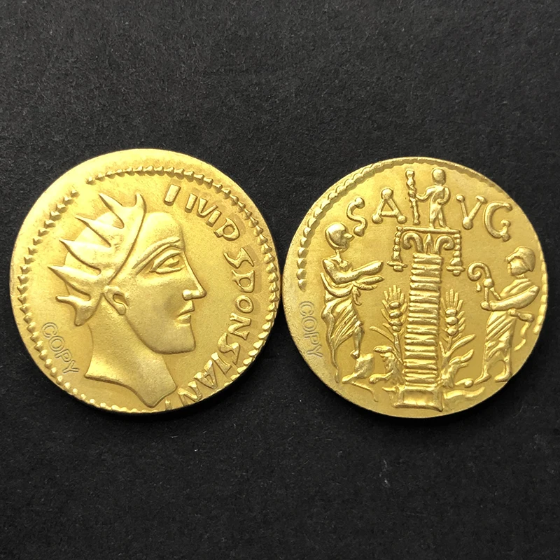 1Pc Ancient Roman Gold Greek Crown Decoration Replica Coin Ring Necklace Pendant Accessory Birthday Christmas Gift
1Pc Ancient Roman Gold Greek Crown Decoration Replica Coin Ring Necklace Pendant Accessory Birthday Christmas Gift