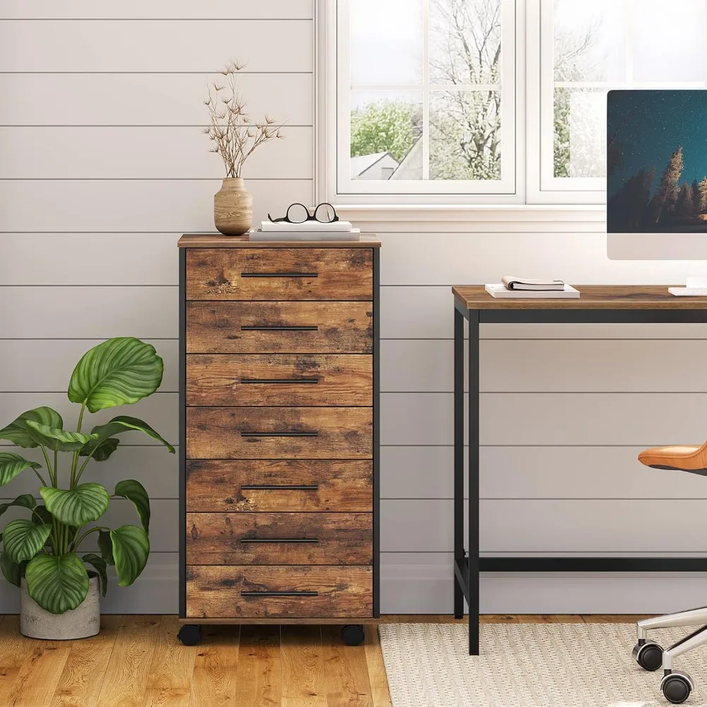 7-Drawer Chest, File Cabinet, Wooden File Cabinet, Office Cabinet with Drawers, Storage Cabinet, for Home Office, Study
7-Drawer Chest, File Cabinet, Wooden File Cabinet, Office Cabinet with Drawers, Storage Cabinet, for Home Office, Study